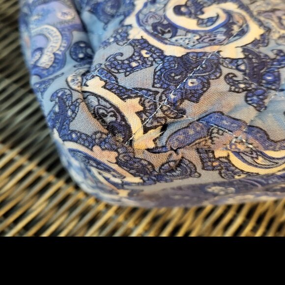 Waverly Crossbody Shoulder Bag in Floral Blue Print - Picture 13 of 15